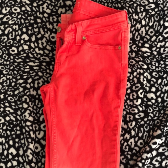 Coral Ombré Jeans - Picture 4 of 6